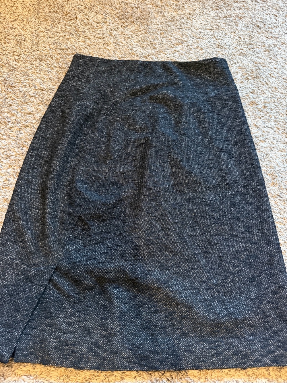 Theory Charcoal Straight Pencil Skirt